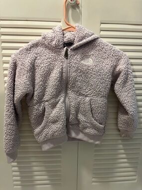 The North Face Kids Lavender Sherpa Hooded Zip Jacket